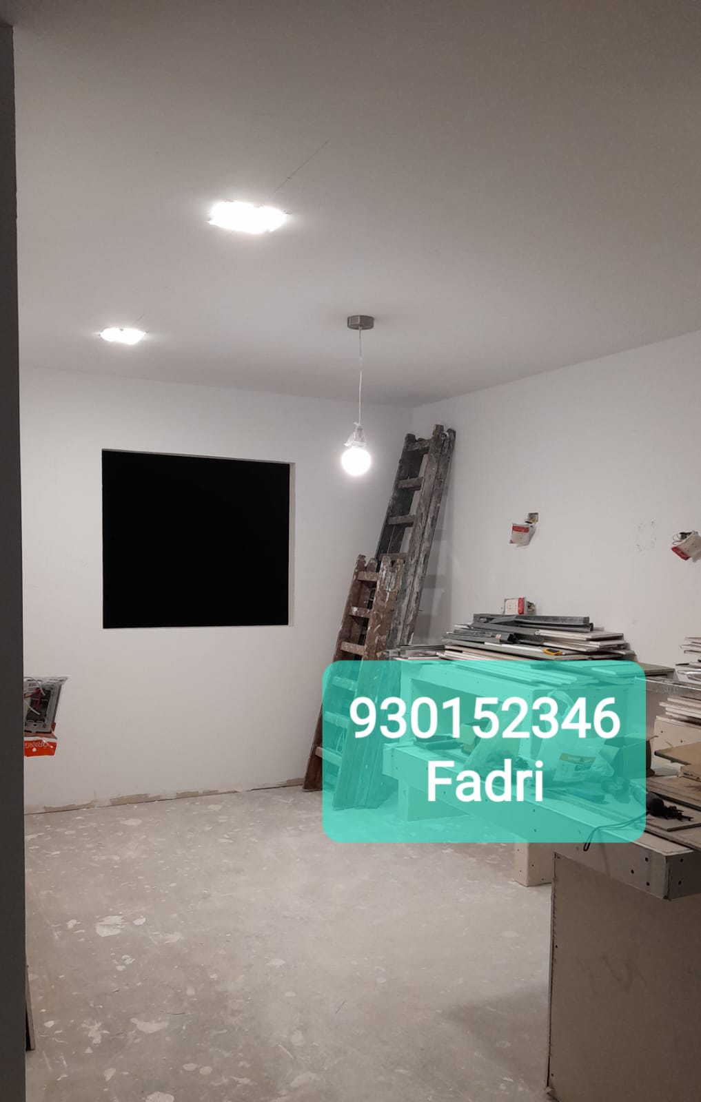 Instalación de drywall interior